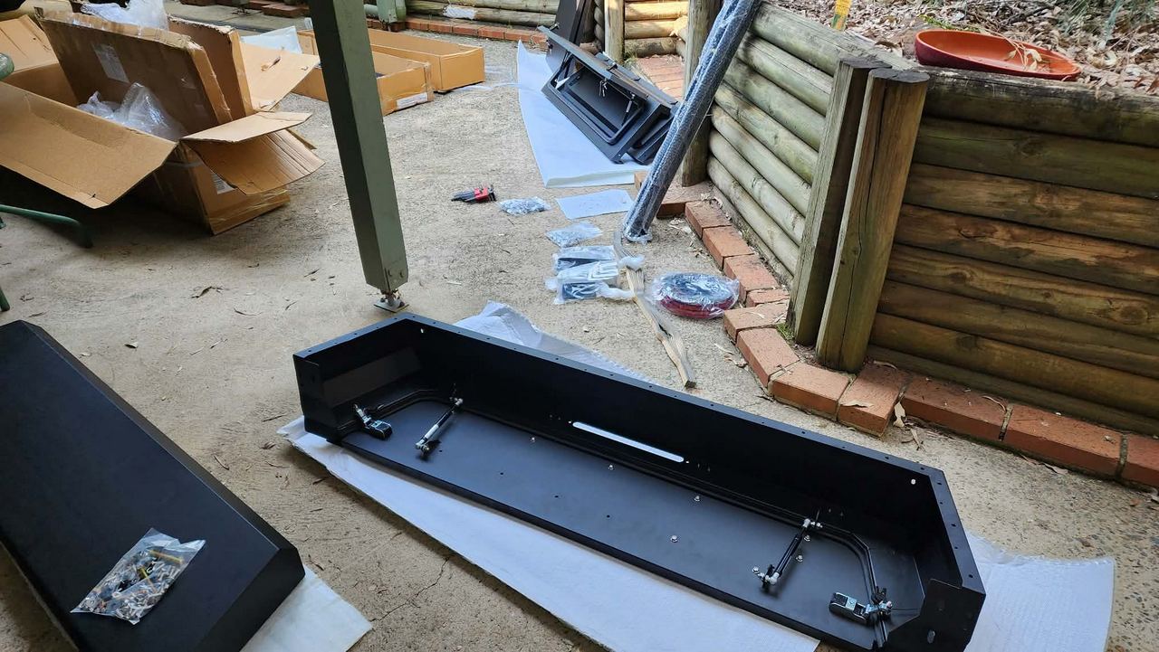canopy parts unpacked
